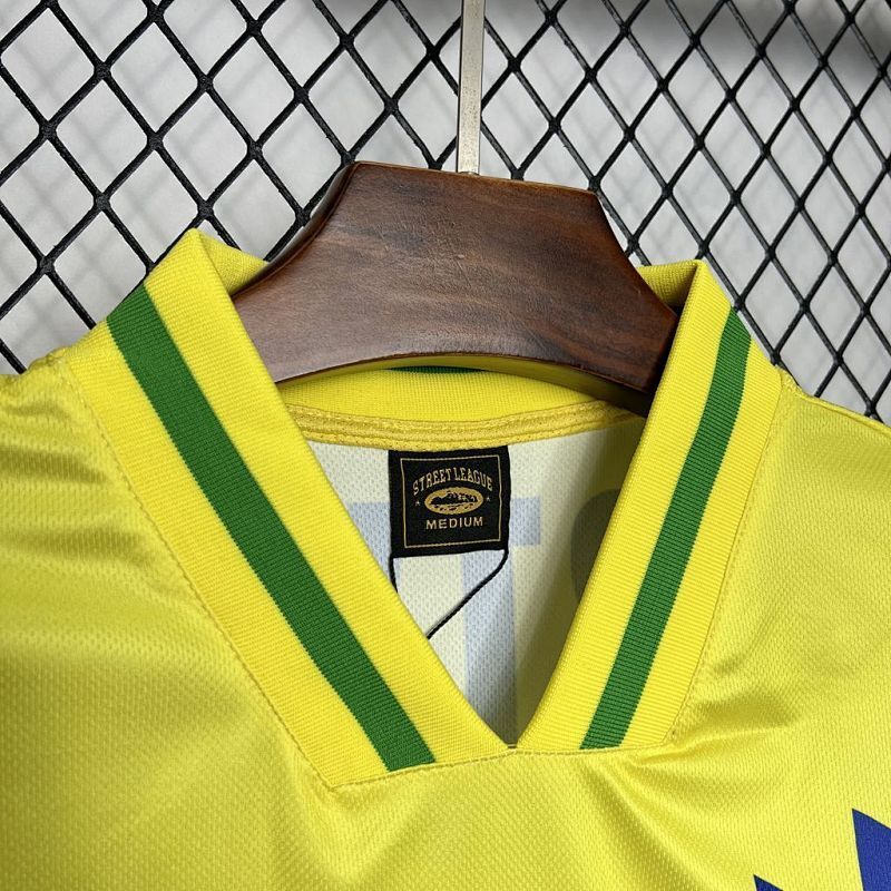 Maillot Brésil Corteiz Vintage Domicile Rétro 1995
