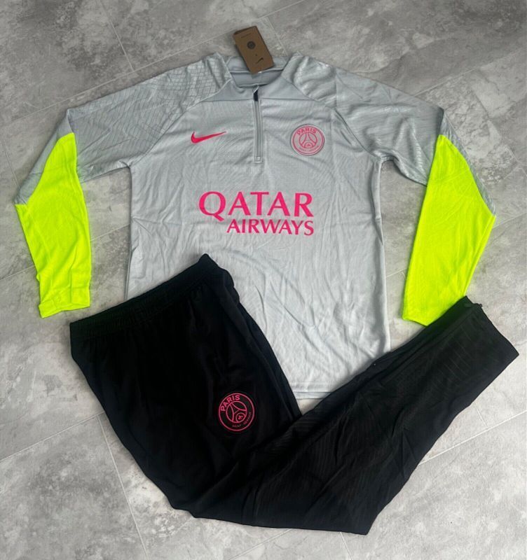 Survêtement PSG Gris&Jaune 23/24