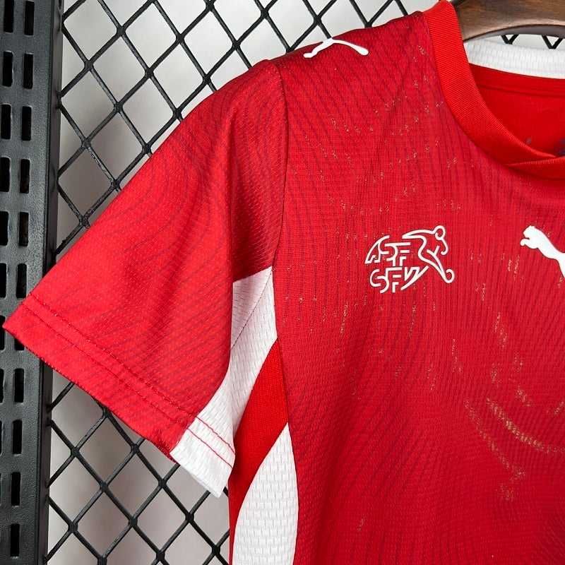Maillot Suisse Domicile Enfant Coupe du Monde 2026