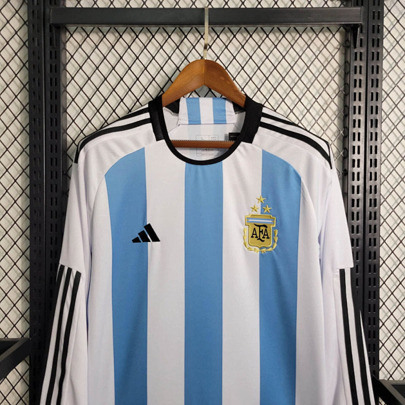 Maillot Sleeved Stars Argentine Domicile Manches Longues 25/26