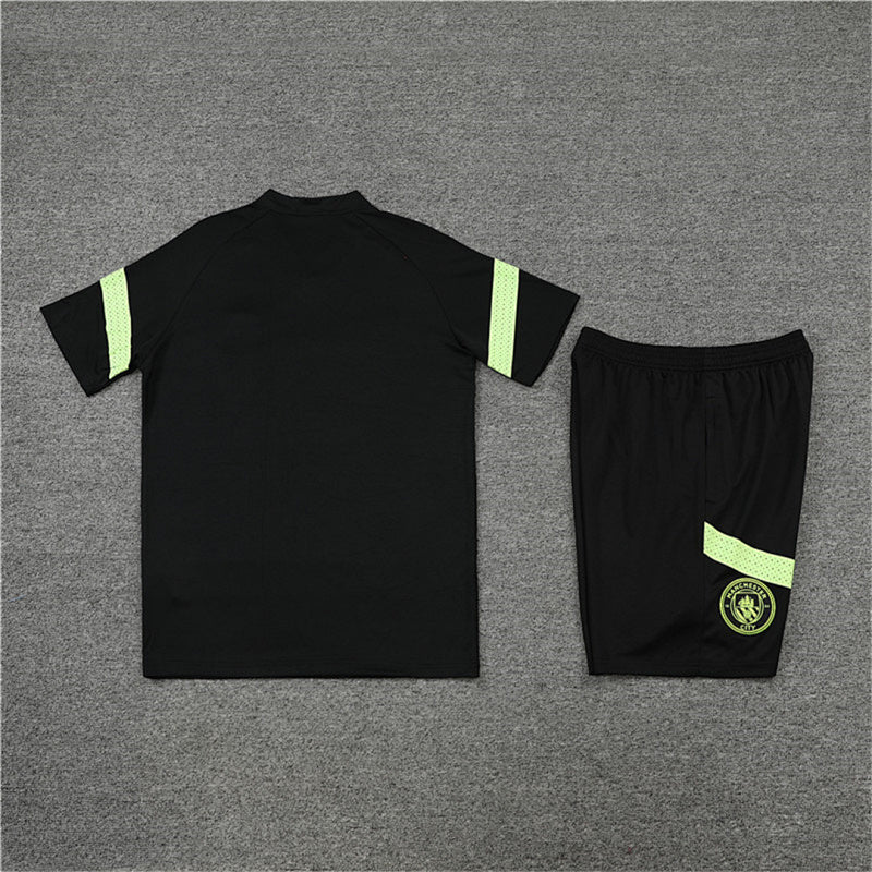 Conjunto Manchester City Negro Pre-Partido 22/23 (2)