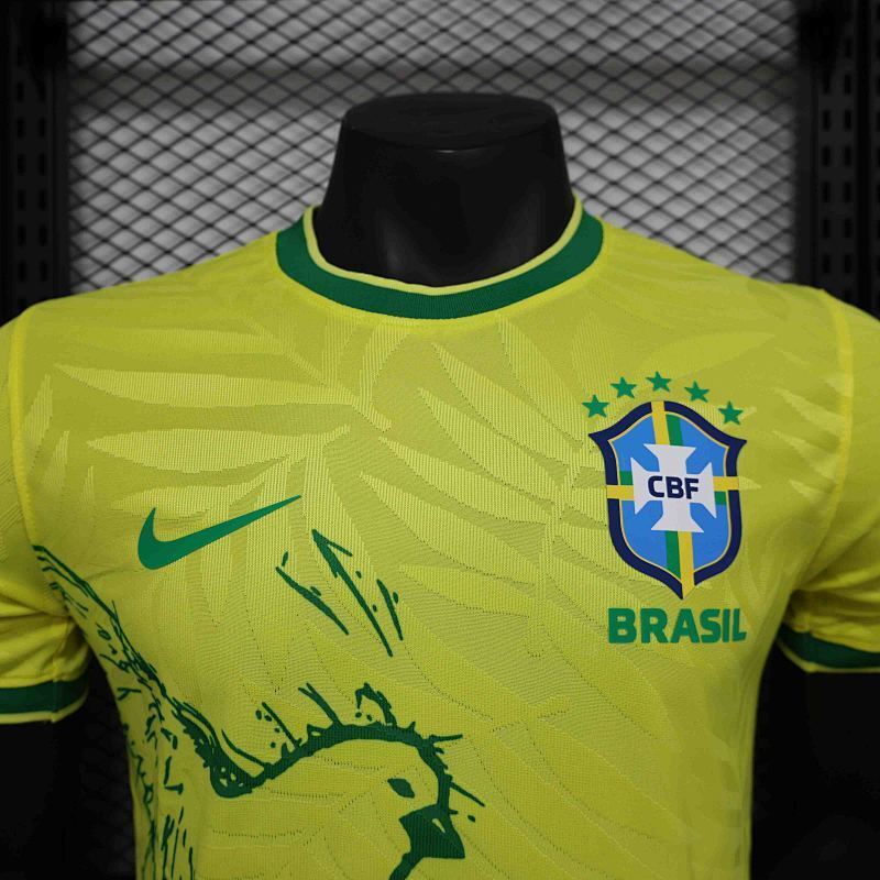 Maillot Brazil Yellow Birds Édition spéciale Player Version 25/26
