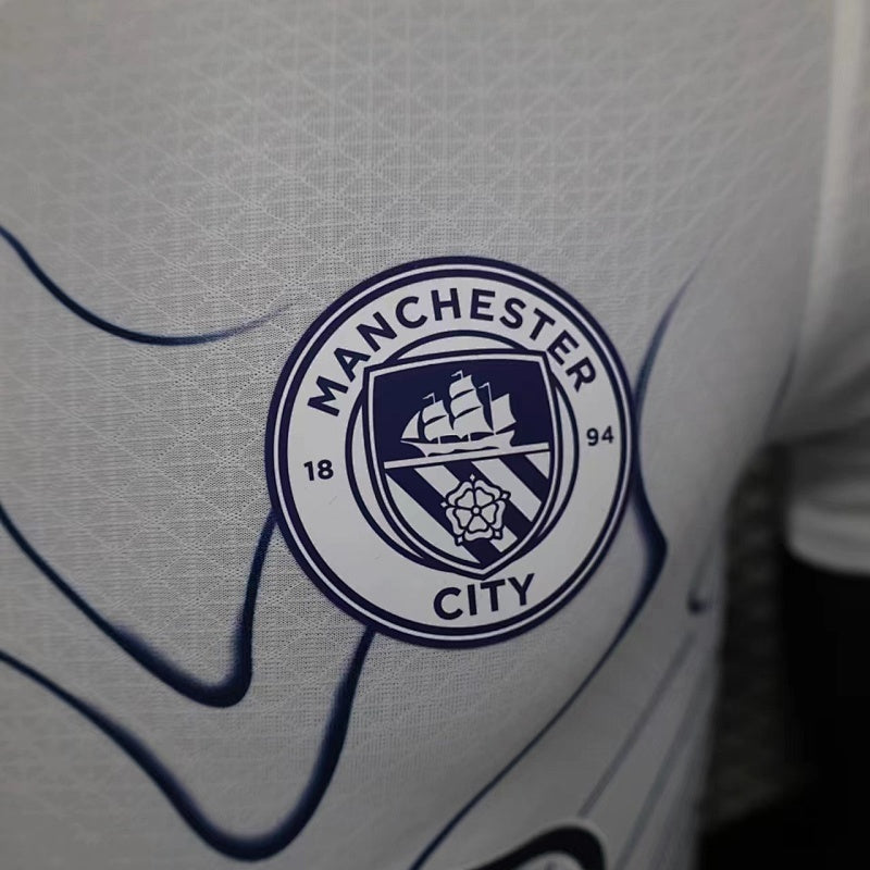 Camiseta Manchester City Blanco Versión Player 24/25