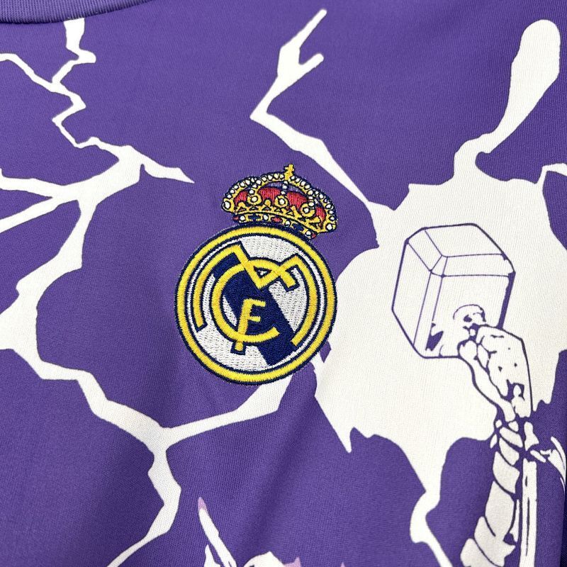 Maillot Real Madrid Violet Prématch 25/26