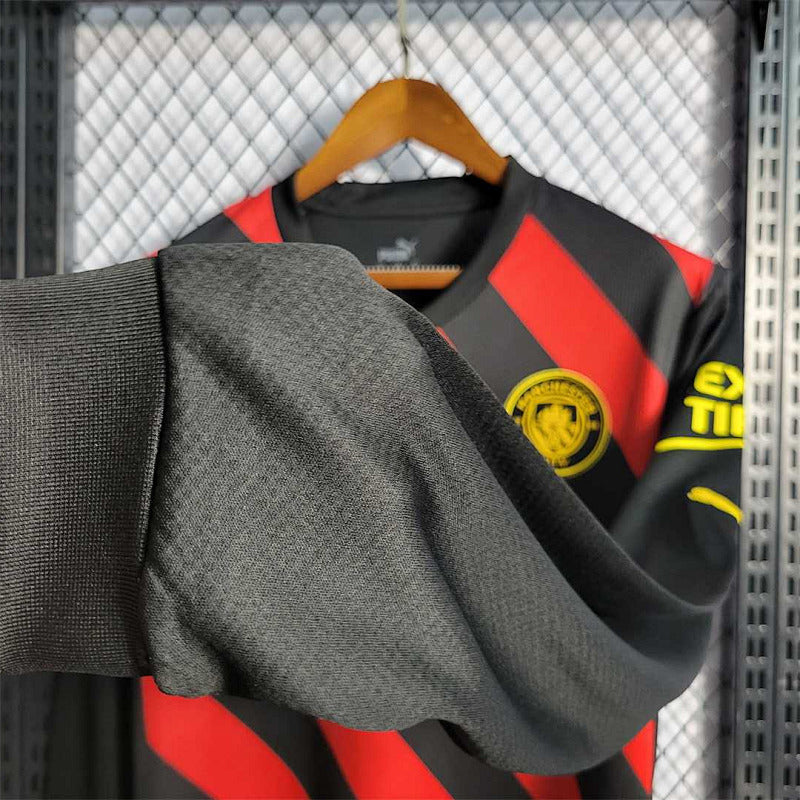 Maillot Manchester City Extérieur Manches Longues 22/23