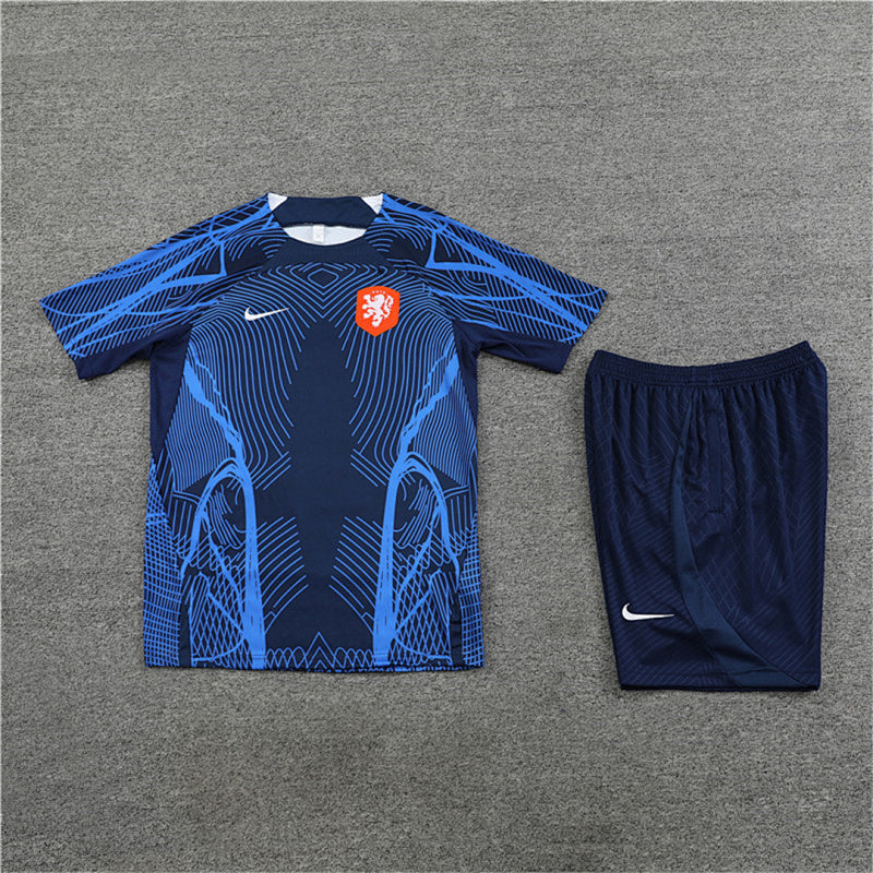 Maillot Netherlands royal Pre-Match 22/23