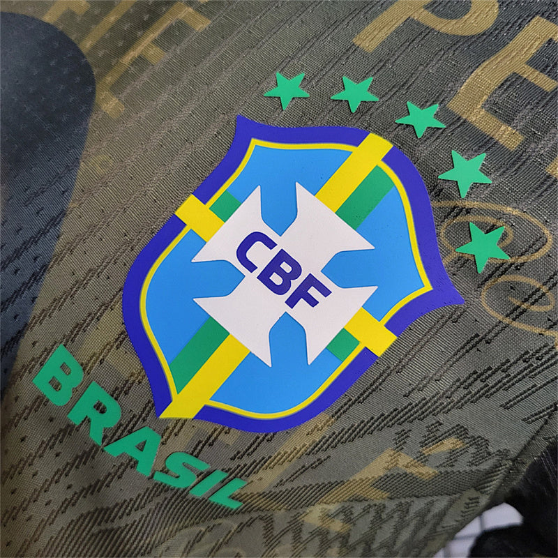 Camiseta Brasil Amarillo Versión Player