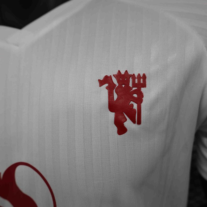 Maillot Manchester United Blanc Player Version 24/25