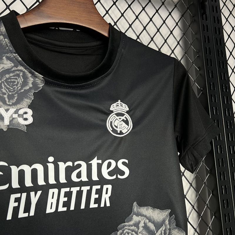 Conjunto Real Madrid Negro Niño 24/25
