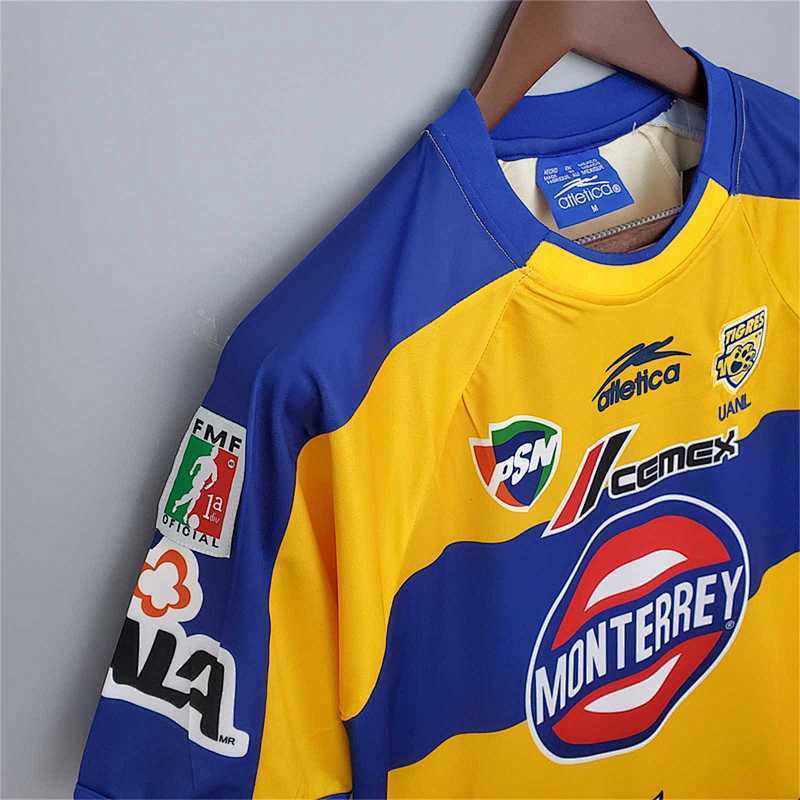 Maillot Tigres UANL Domicile Rétro 2001/02