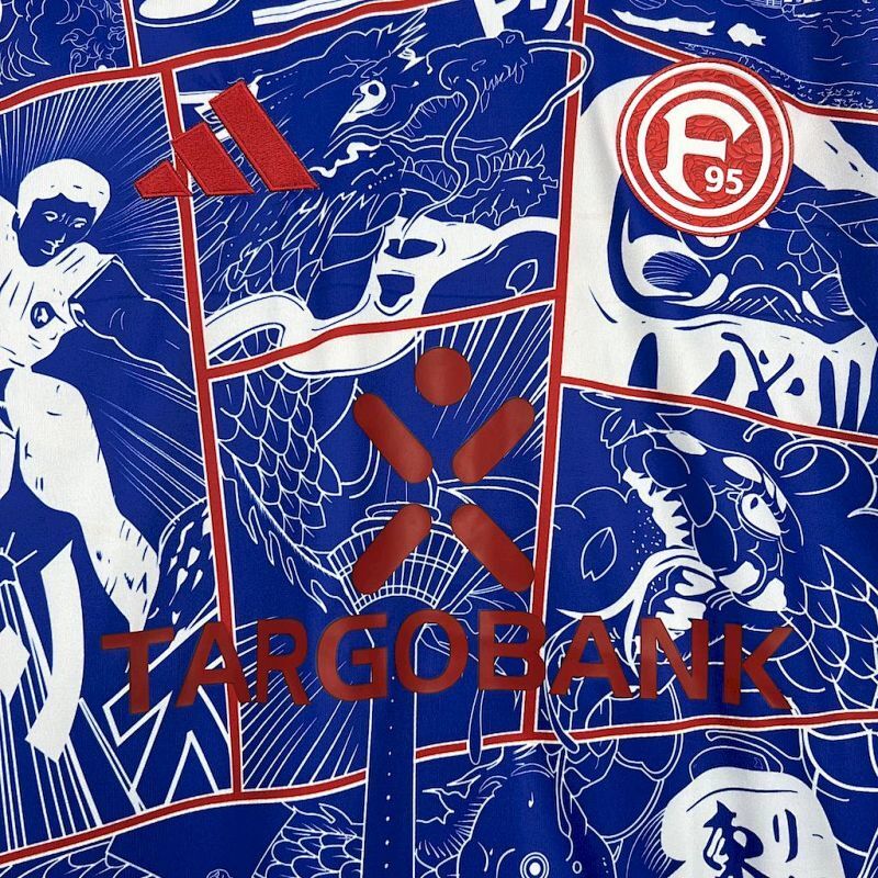 Camiseta Fortuna Düsseldorf Uniform Azul Edición Especial 24/25