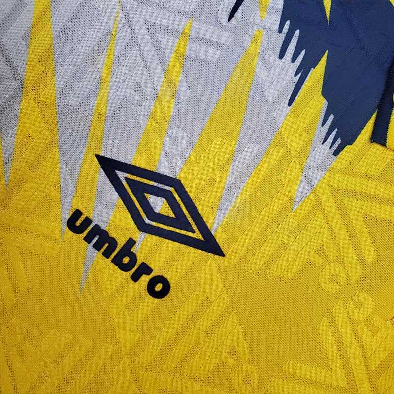 Maillot Tottenham Jaune Extérieur 92/94