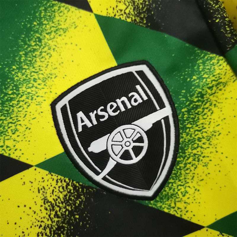 Camiseta Arsenal Amarillo Pre-Partido 22/23