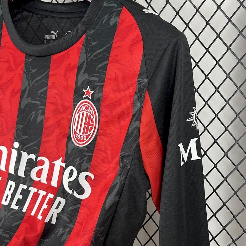Maillot AC Milan Domicile Manches Longues 25/26