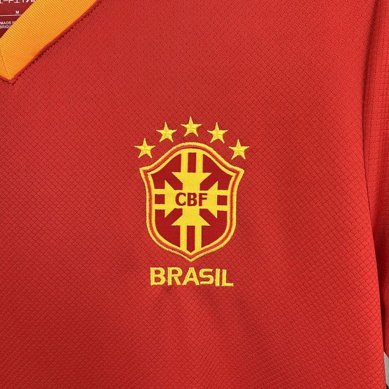 Camiseta Brasil x Jordania Rojo Edición Especial 2025