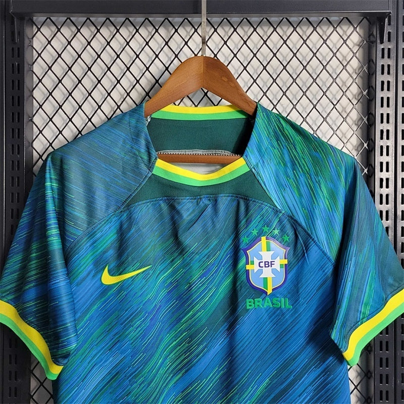 Maillot Brésil Vert Prématch 2023