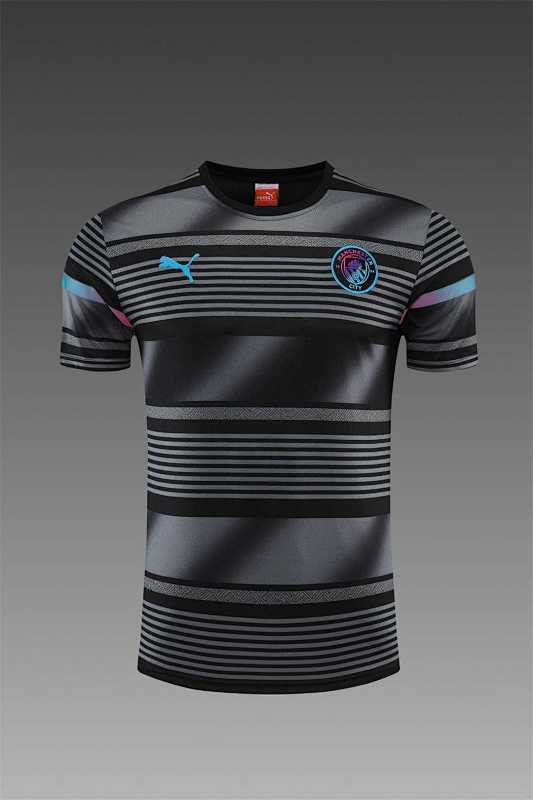 Conjunto Manchester City Negro Pre-Partido 22/23