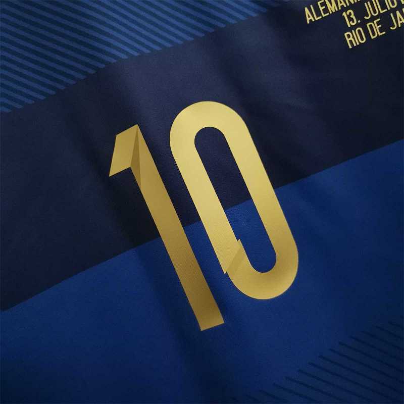 Maillot Argentina Extérieur Rétro 2014