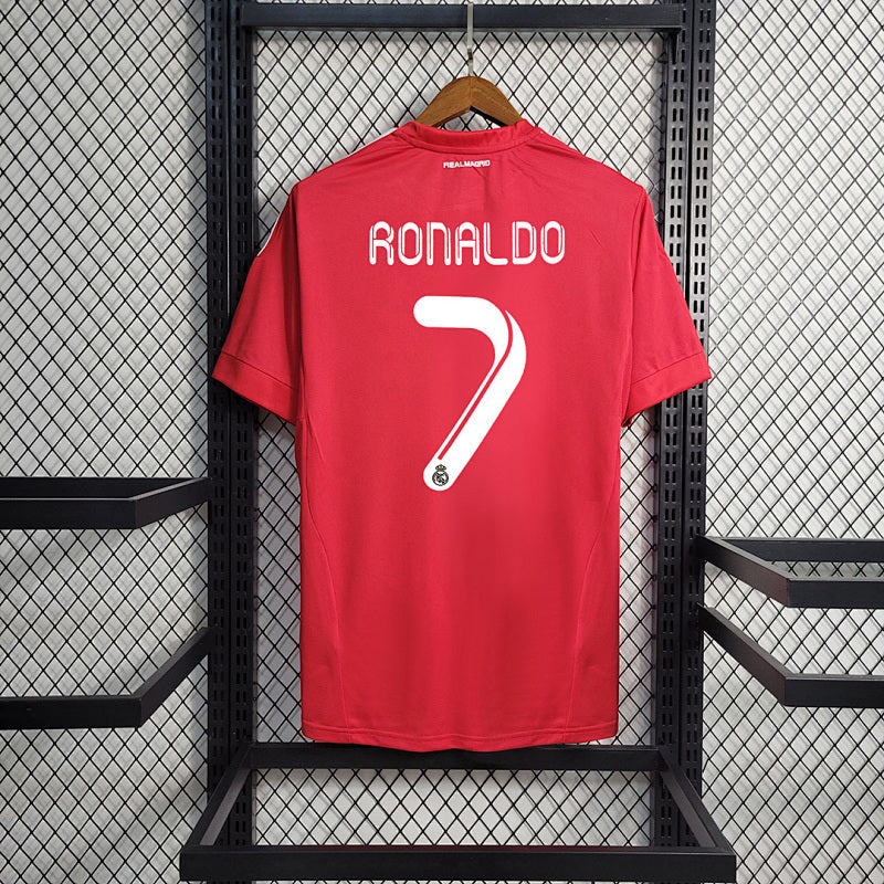 Maillot Real Madrid Rouge Extérieur 11/12