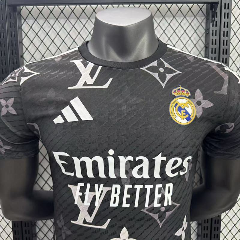 Maillot Real Madrid Noir Player Version 25/26