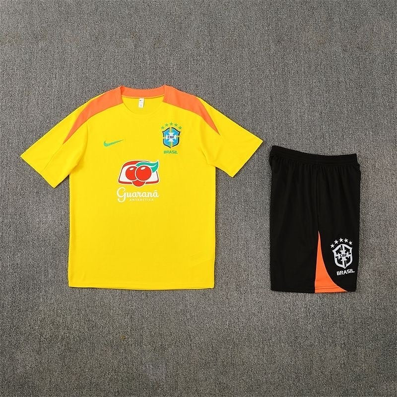 Maillot Brazil Yellow Pre-Match 25/26