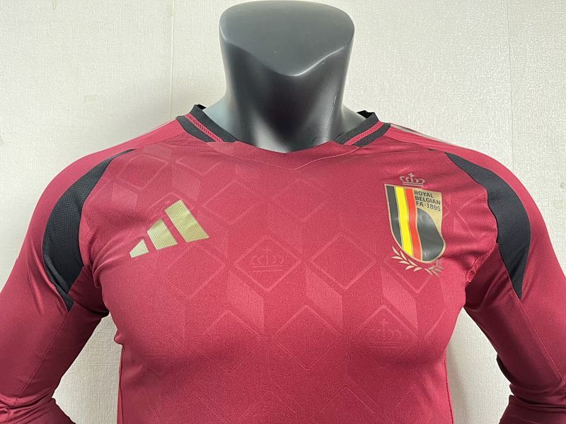 Maillot Belgique UEFA Euro Domicile Manches Longues 25/26