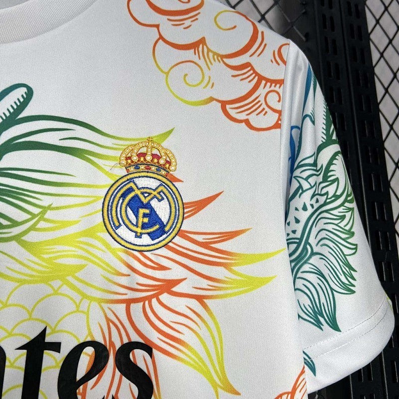 Camiseta Real Madrid Blanco Pre-Partido 24/25