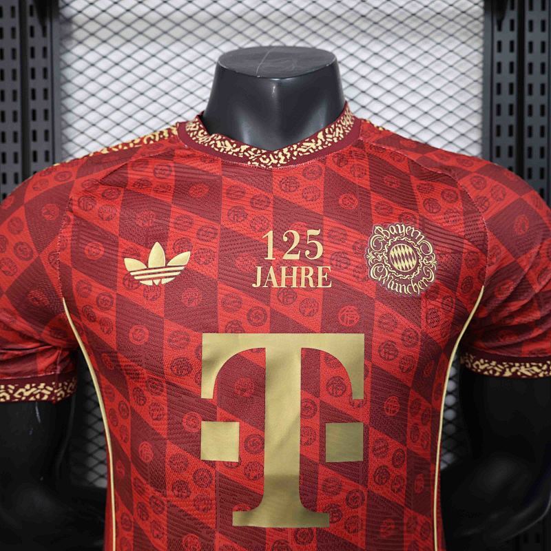 Maillot Bayern Munich 125 ans Rouge Player Version 25/26