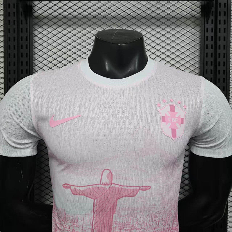 Maillot Brazil Cristo Pink Édition spéciale Player Version 25/26