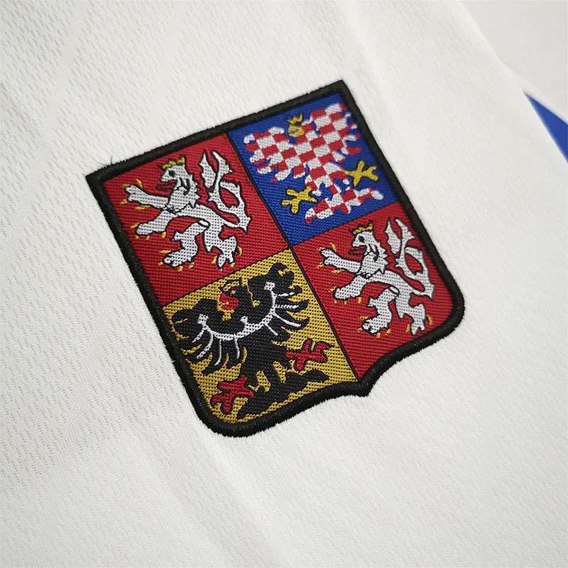 Polo Tchéquie Blanco Visitante Retro 1996