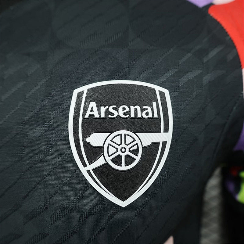 Arsenal Black Pre-Match Jersey 23/24