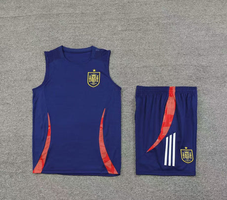 Short + débardeur Espagne Bleu Marine
