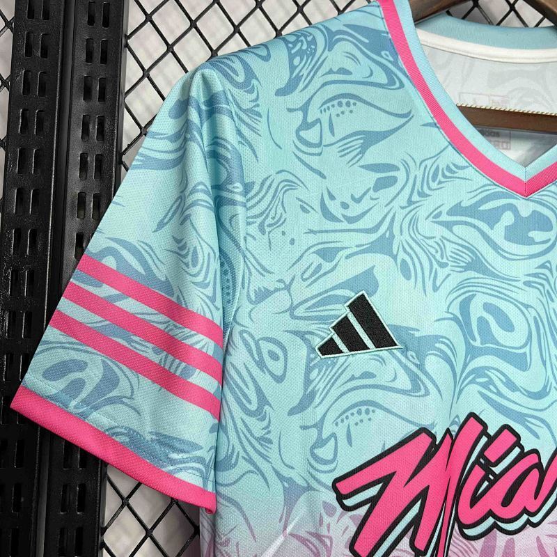 Maillot Inter Miami Bleu Rose 24/25