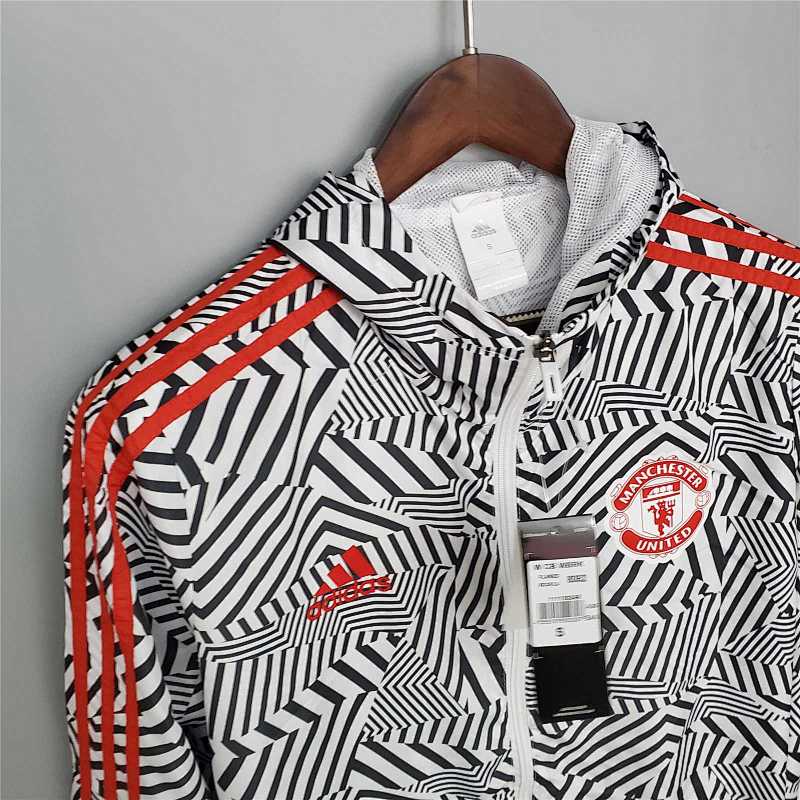 Survêtement Manchester United Noir Blanc 21/22