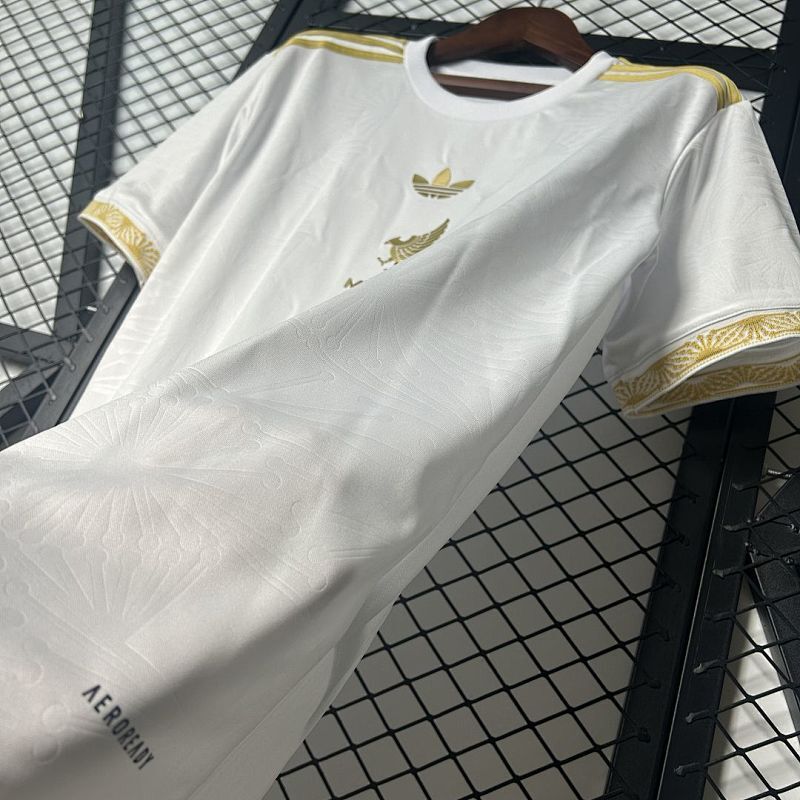 Maillot Mexique Blanc Or 2025
