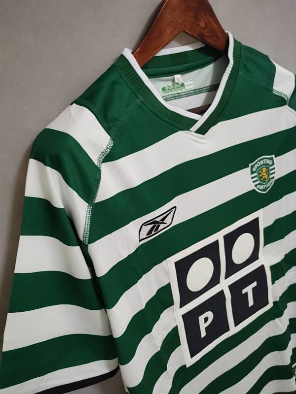 Maillot Sporting CP Domicile Rétro 2003/04