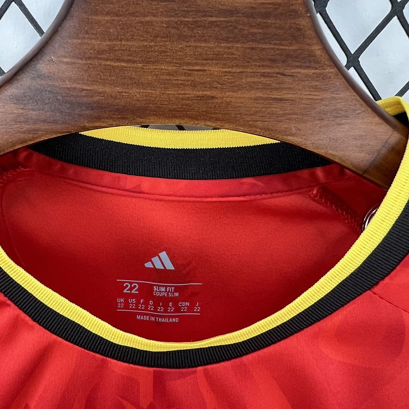 Maillot Belgique Domicile Enfant Coupe du Monde 2026