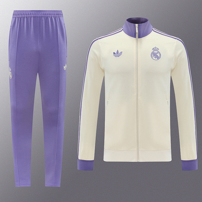 Survêtement Real Madrid Beige&Violet 24/25