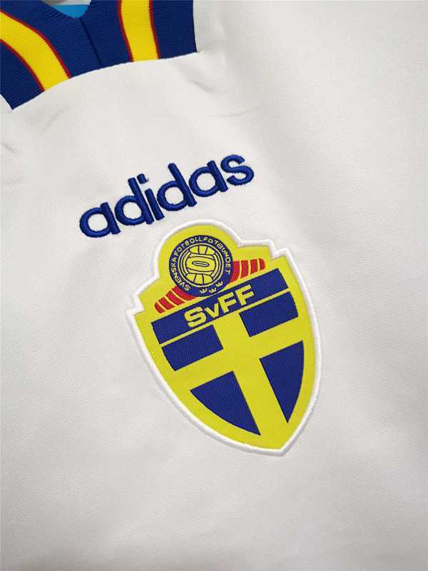 Camiseta Suecia Blanco Visitante Retro 1994