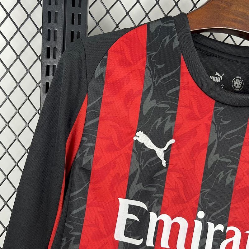 Maillot AC Milan Domicile Manches Longues 25/26