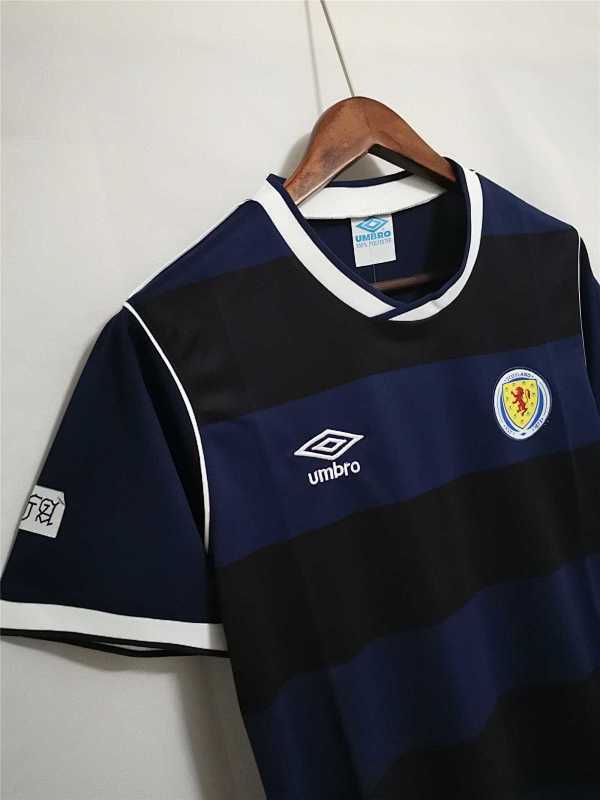 Camiseta Escocia Azul Retro 1982