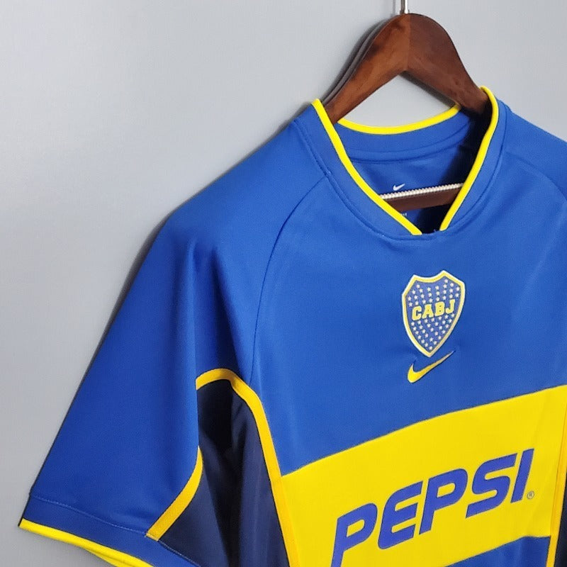 Maillot Boca Juniors Domicile Rétro 2002