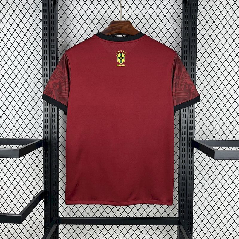 Camiseta Brasil Rojo Cristo Redentor Rojo Edición Especial 2025