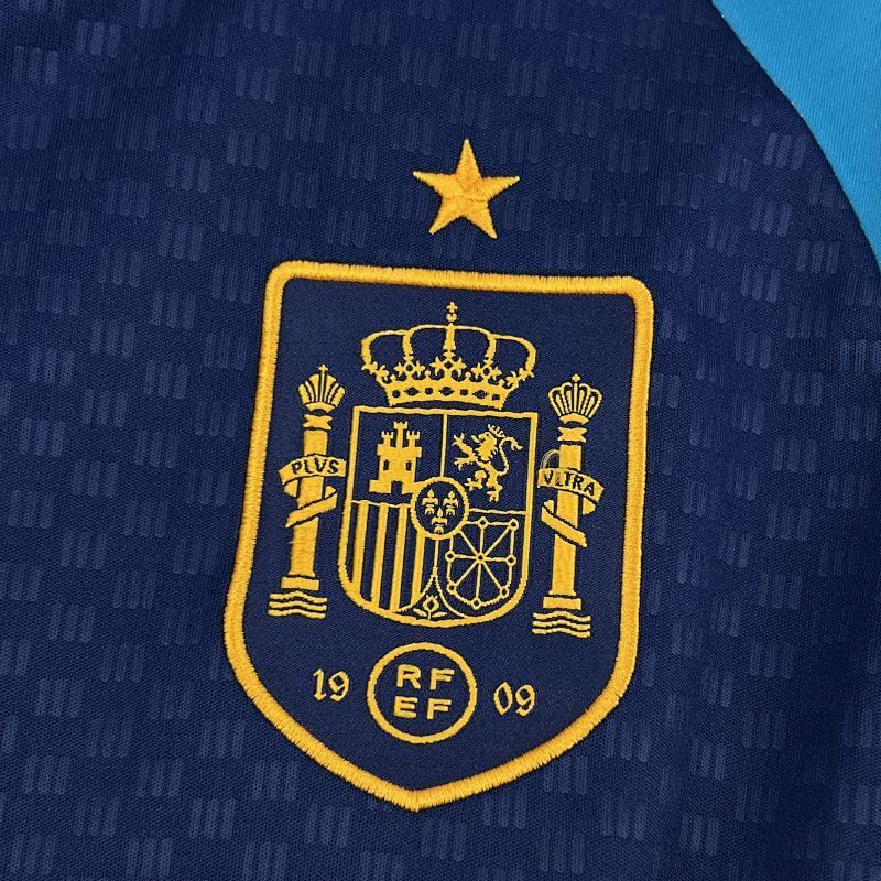 Maillot Espagne Navy Supply Prématch 25/26