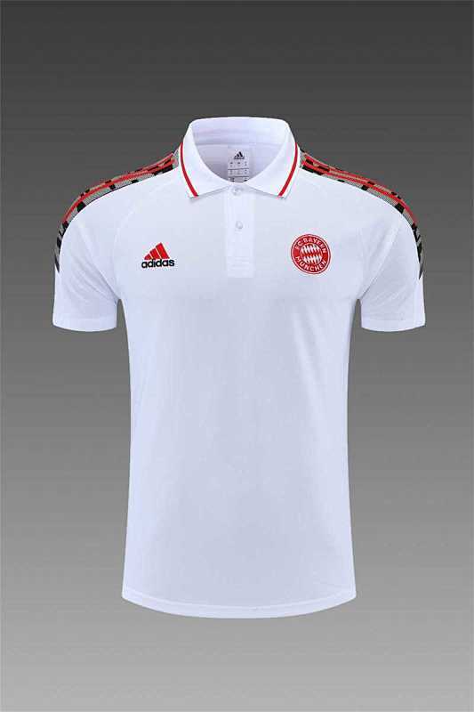 Polo Bayern Munich Blanc Rouge