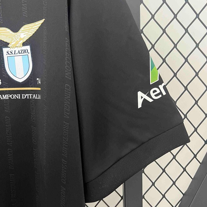 Camiseta Lazio Negro Aniversario Negro Edición Especial 24/25