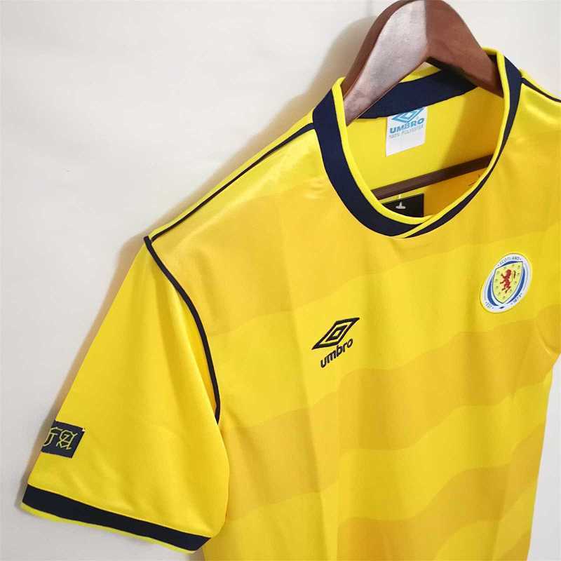 Camiseta Escocia Visitante Retro 1986