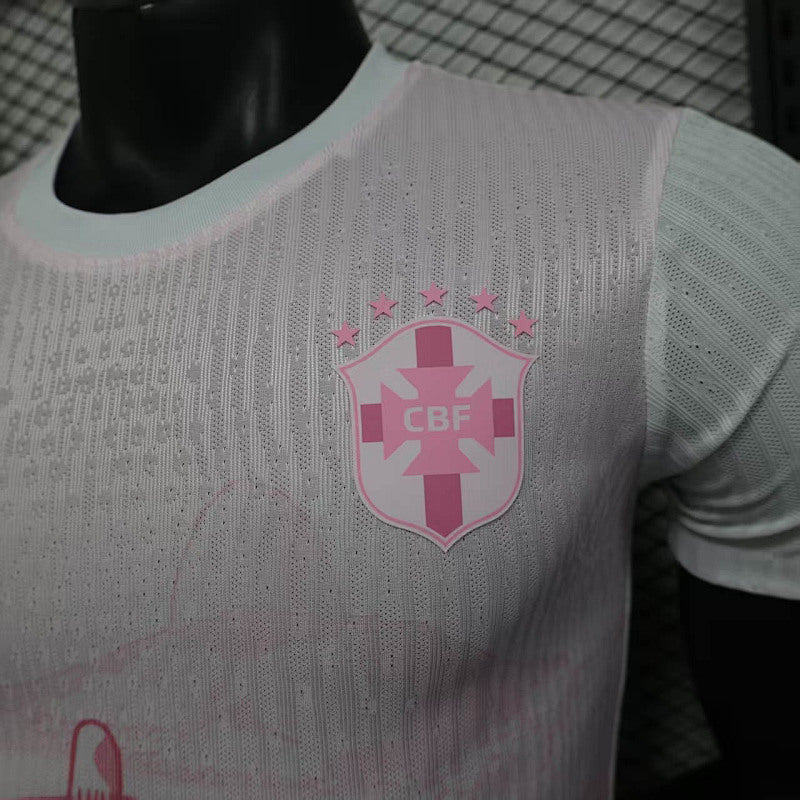 Maillot Brazil Cristo Pink Édition spéciale Player Version 25/26