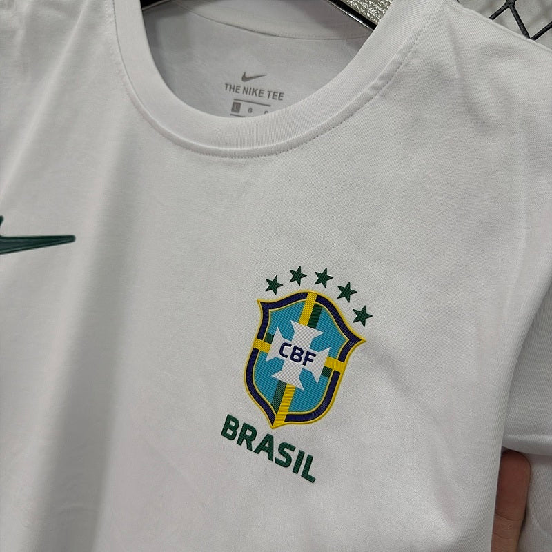 Maillot Brazil amp;White Blank 25/26