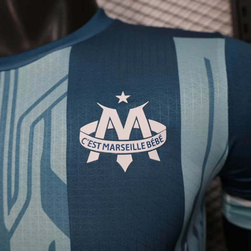 Maillot Marseille Bleu Player Version 25/26